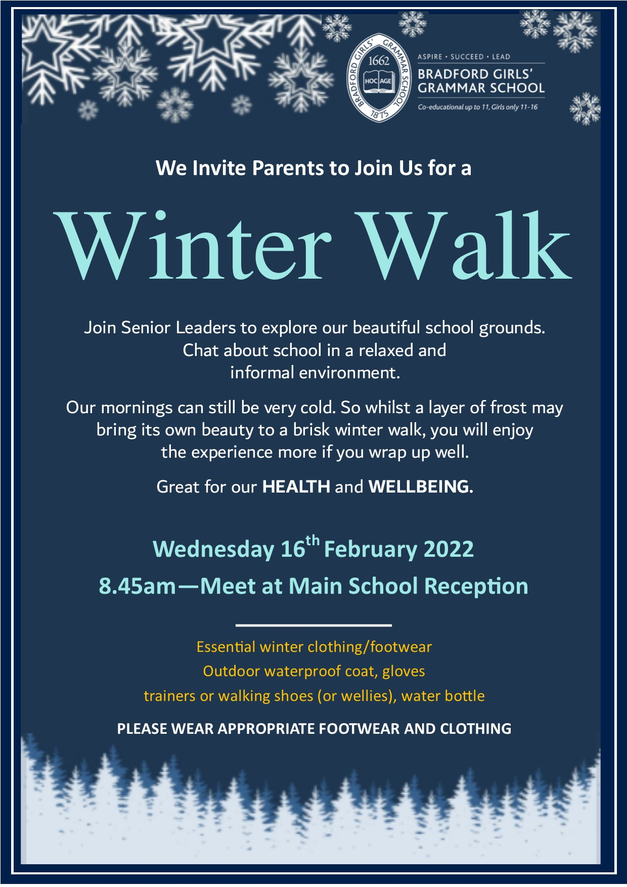 Winter Walk Poster